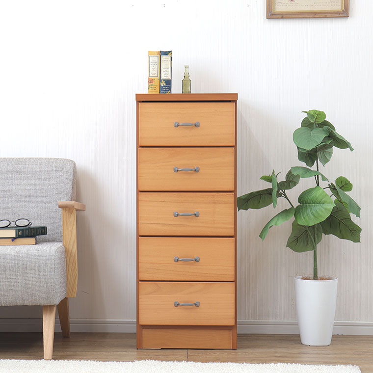 楽天市場】チェスト たんす 幅40 スリム 完成品 木製 桐 北欧