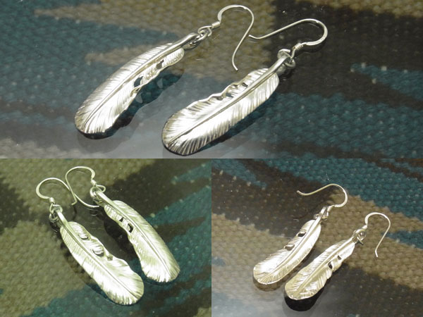 楽天市場】925 ピアス フェザーピアス【受注製作】シルバーピアス