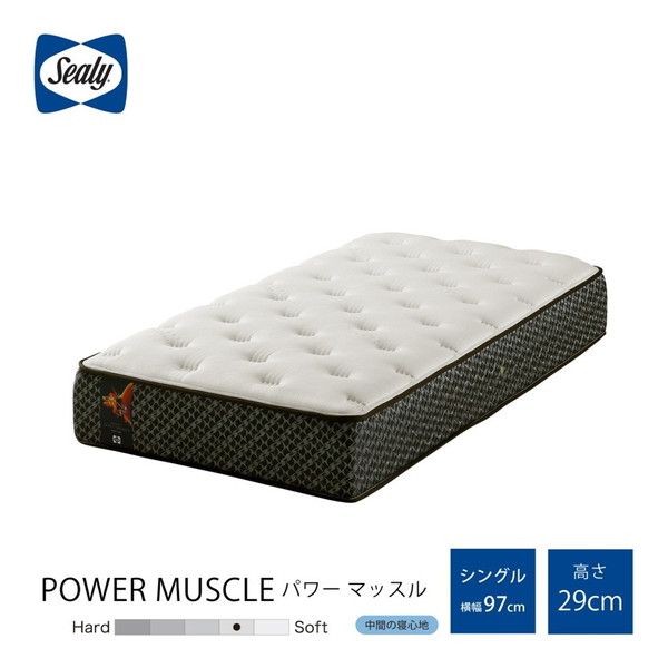 シーリー シーリースポーツ パワーマッスル シングル (マットレス