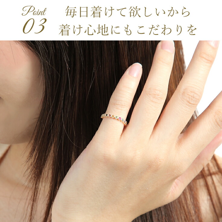 楽天市場】リング 指輪 ピンキーリング K10 10k 10金 ゴールド