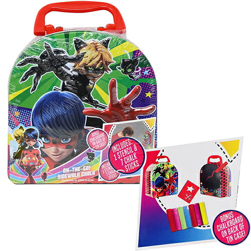 楽天市場】ミラキュラス レディバグ 缶入り チョーク セット 17138