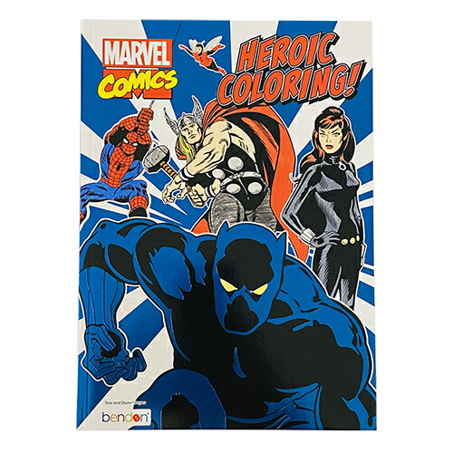 楽天市場】マーベルコミック ぬりえ カラーリングブック 18233