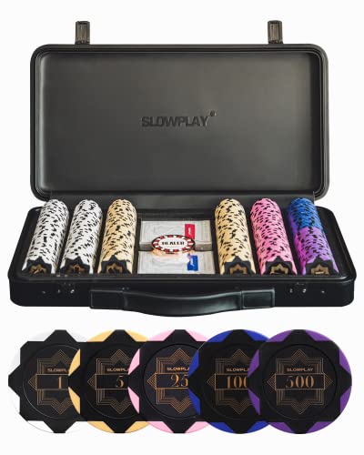 楽天市場】SLOWPLAY Nash クレイポーカーチップセット 14g テキサス