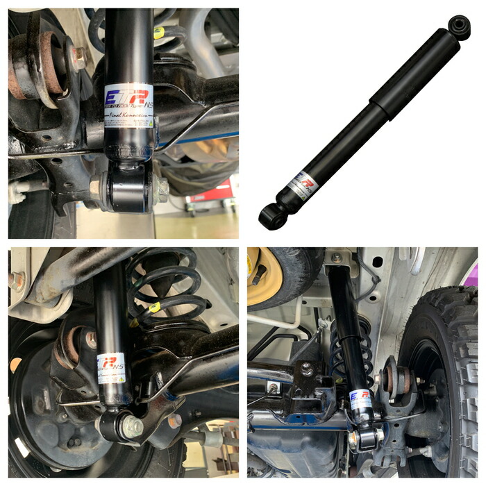 p*y様 RSR サスペンションスプリング 黒 エブリィ DA17W 前後左右 RSR