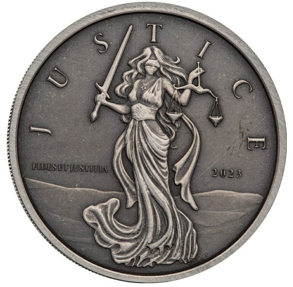 楽天市場】【純銀99.9％】純銀コイン「正義の女神 アンティーク」1