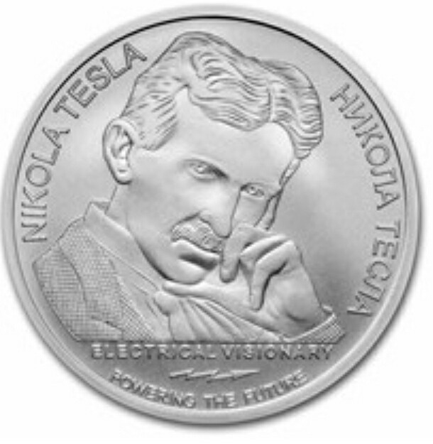 楽天市場】【純銀99.9％】 銀コイン 「ニコラ テスラ エネルギー兵器