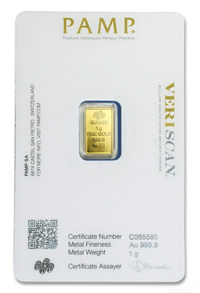楽天市場】【新品】 純金 1g バー スイス パンプ 「マルチグラム 豊穣