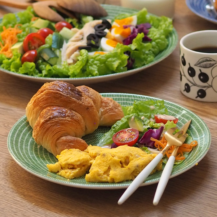 楽天市場】アラビア 24h アベック プレート 20cm グラスグリーン