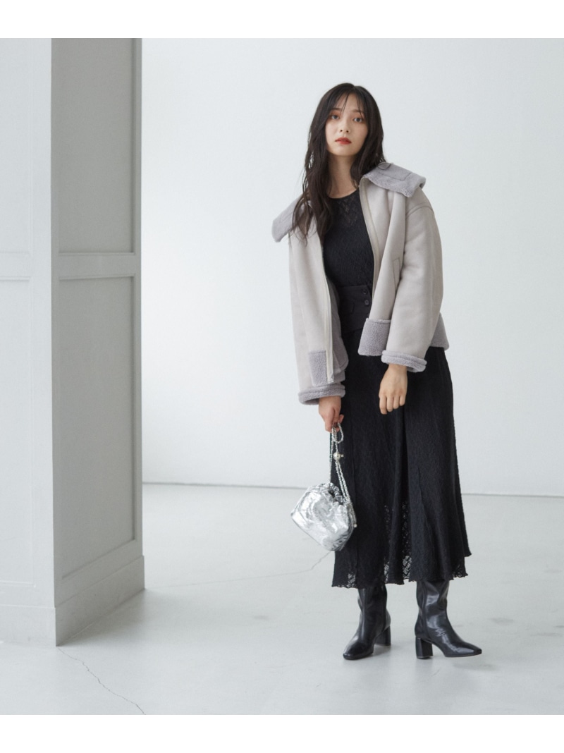 楽天市場】【SALE／10%OFF】フェイクムートンコート 24AW PROPORTION