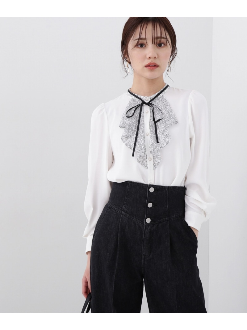 楽天市場】【SALE／30%OFF】レースディテールブラウス 24SS PROPORTION