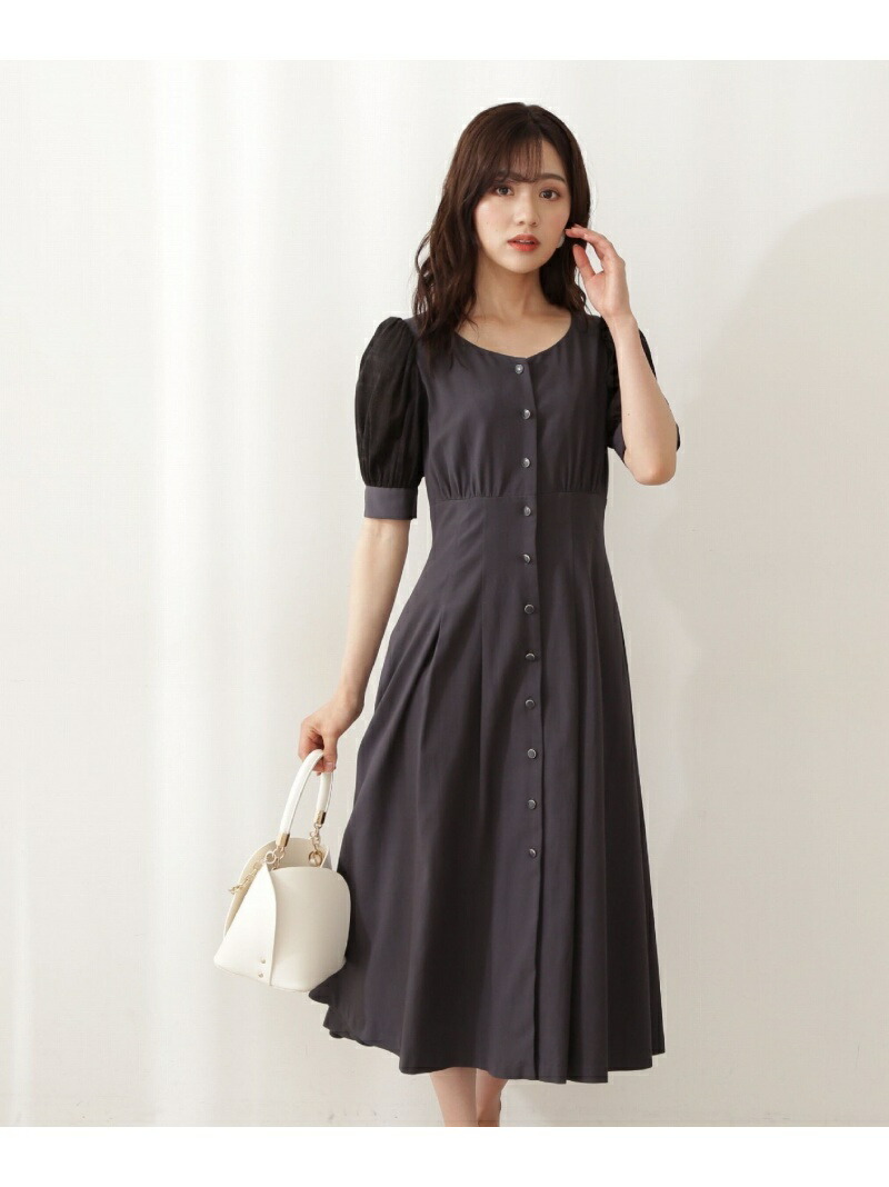 楽天市場】【SALE／50%OFF】ハイウエストタックフレアワンピース