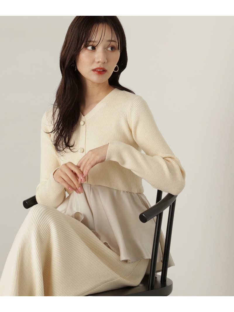 楽天市場】【SALE／30%OFF】ペプラムナローニットSET UP PROPORTION