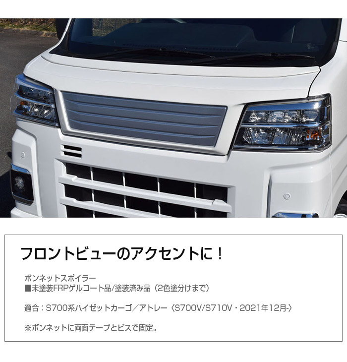 楽天市場】フロントグリル【塗装済み品（2色塗分けまで）】 ハイゼット