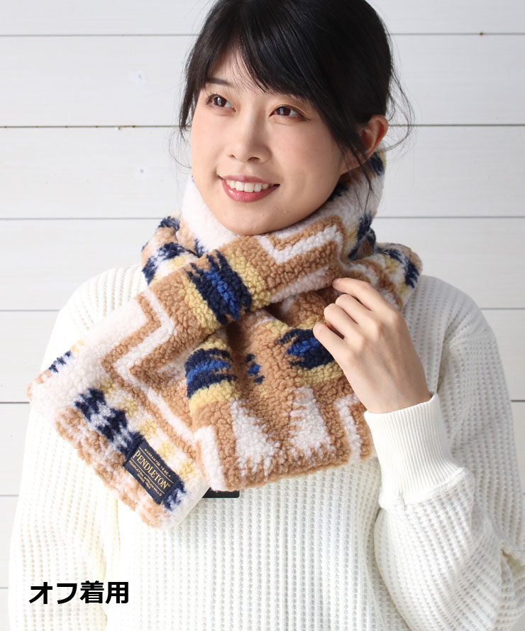 楽天市場】マフラー ペンドルトン PENDLETON ボアマフラー PDT-000