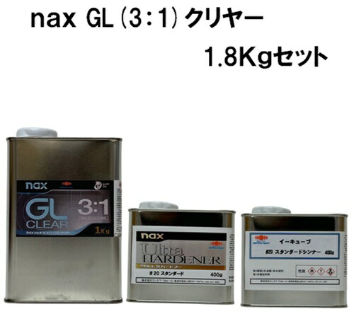 GLクリヤー 日本ペイント nax マルチエコ GL クリヤー 内容量16L販売中-塗装機器と