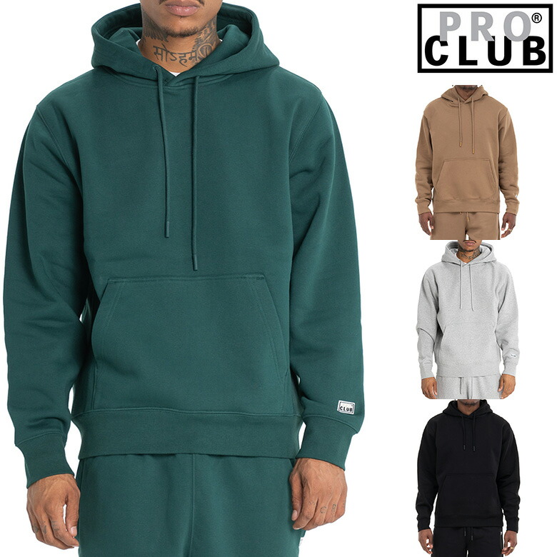 楽天市場】プロクラブ パーカー PRO CLUB HEAVY WEIGHT BASIC HOODIE