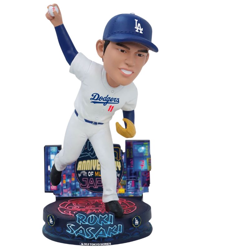 未開封 ドジャースタジアム限定 佐々木朗希ボブルヘッド 未開封