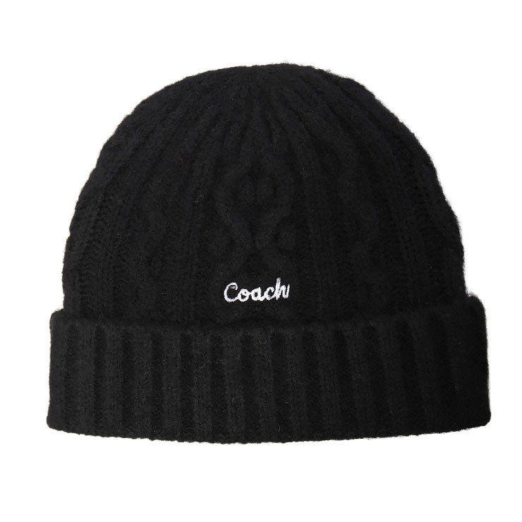 楽天市場】COACH コーチ エンブロイ ケーブル ニット ビーニー CCL47