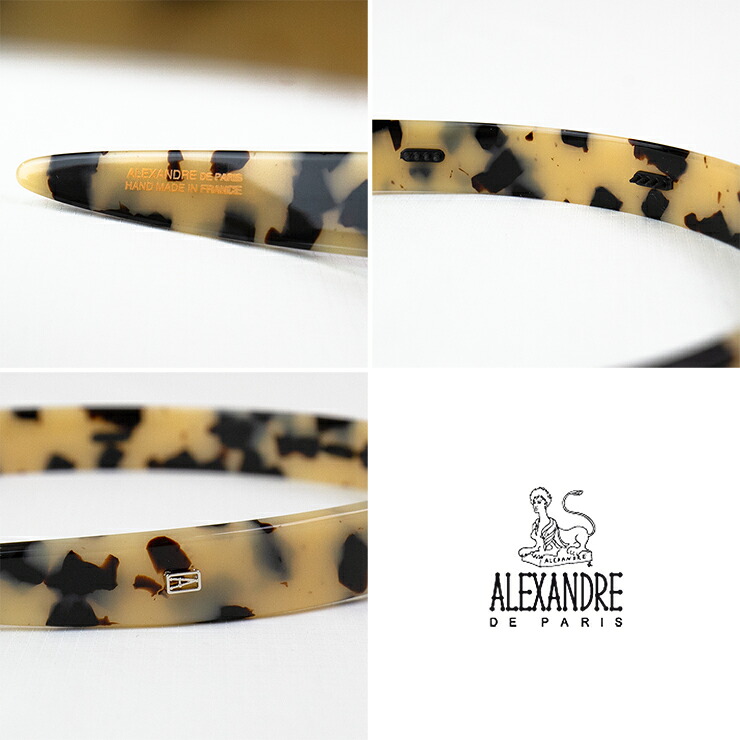 楽天市場】アレクサンドル ドゥ パリ ALEXANDRE DE PARIS カチューシャ