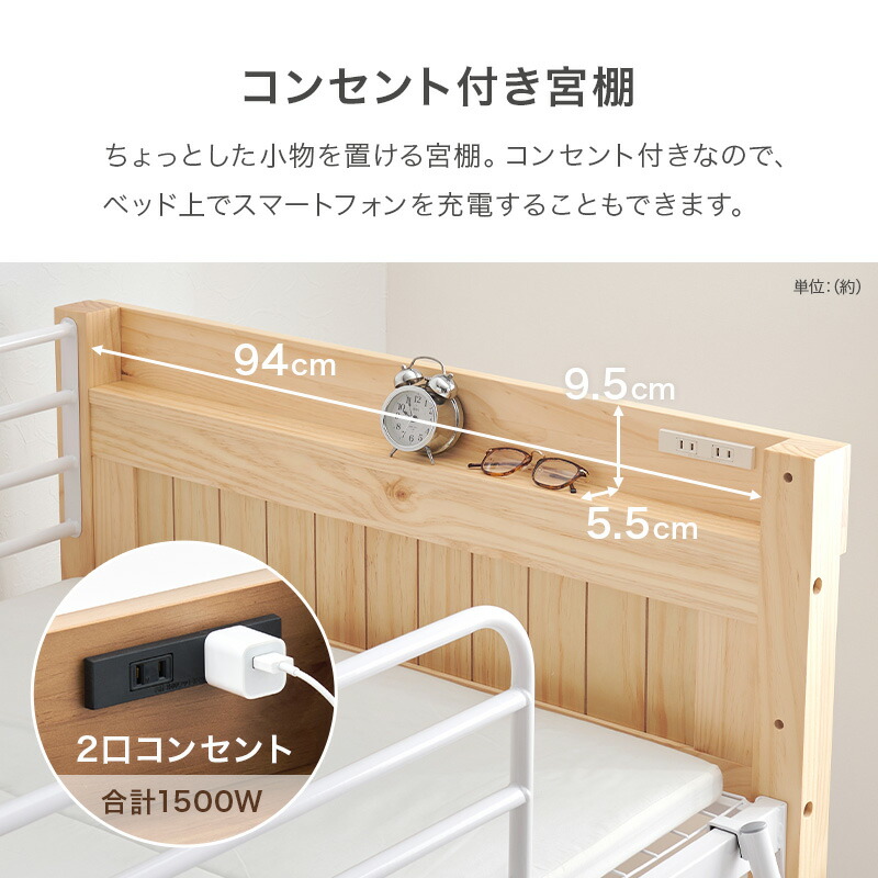 楽天市場】【5%OFFクーポンあり☆3/1限定】ロフトベッド ロータイプ