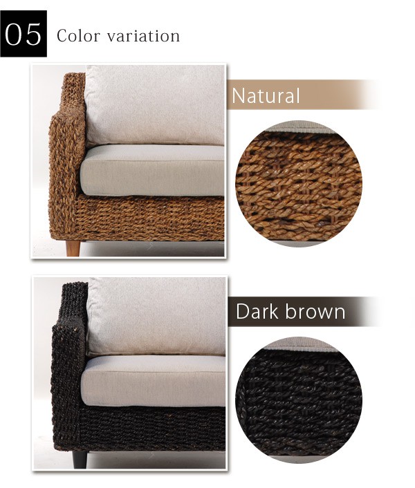 楽天市場】【5%OFFクーポンあり☆3/1限定】アバカソファー(3人掛け