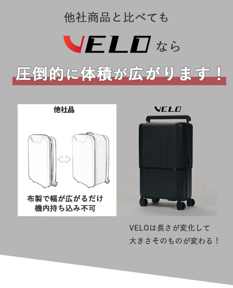 楽天市場】【週末限定☆6000円クーポン！予約】VELO 3サイズ変形 拡張
