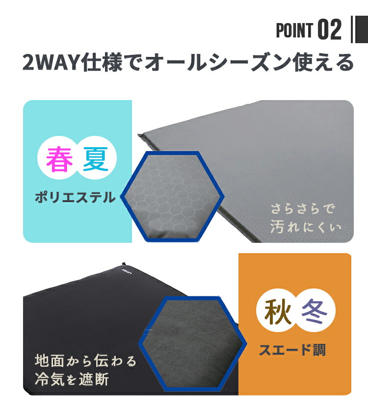 楽天市場】【2000円OFFクーポン】KAKURI インフレーターマット 7cm厚