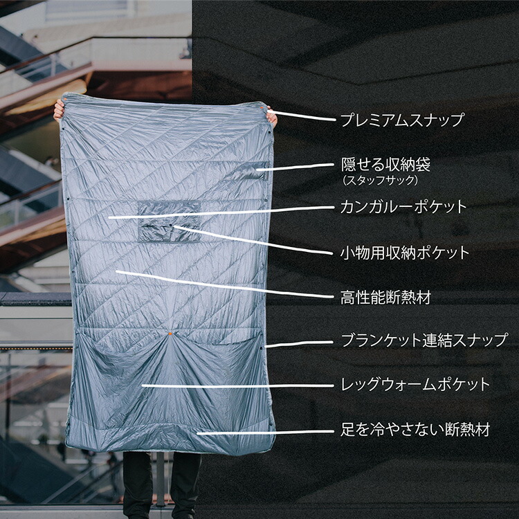 楽天市場】【1000円OFFクーポン】ポケッタブル・ブランケット バイ