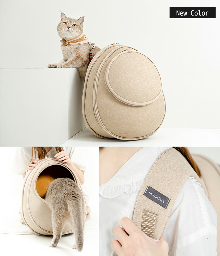 楽天市場】【豪華特典有】EGGY リュック型猫ハウス 背負えるペット