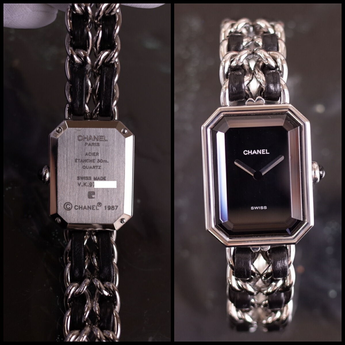 楽天市場】箱/保証書 シャネル CHANEL プルミエール ブラック シルバー