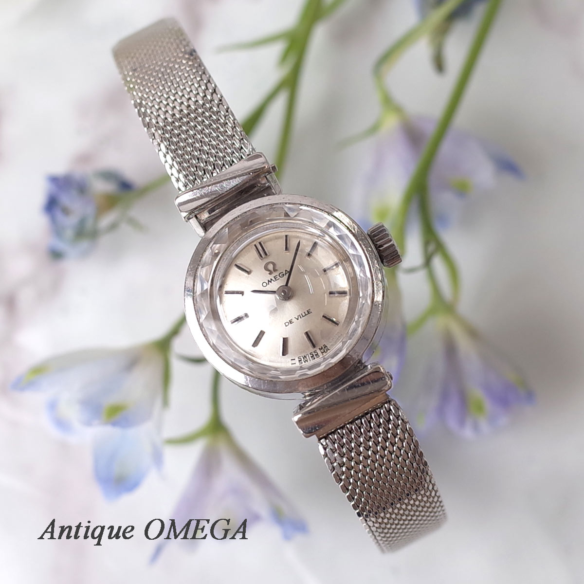 楽天市場】オメガ デビル 70'S アンティークウォッチ SS カットガラス