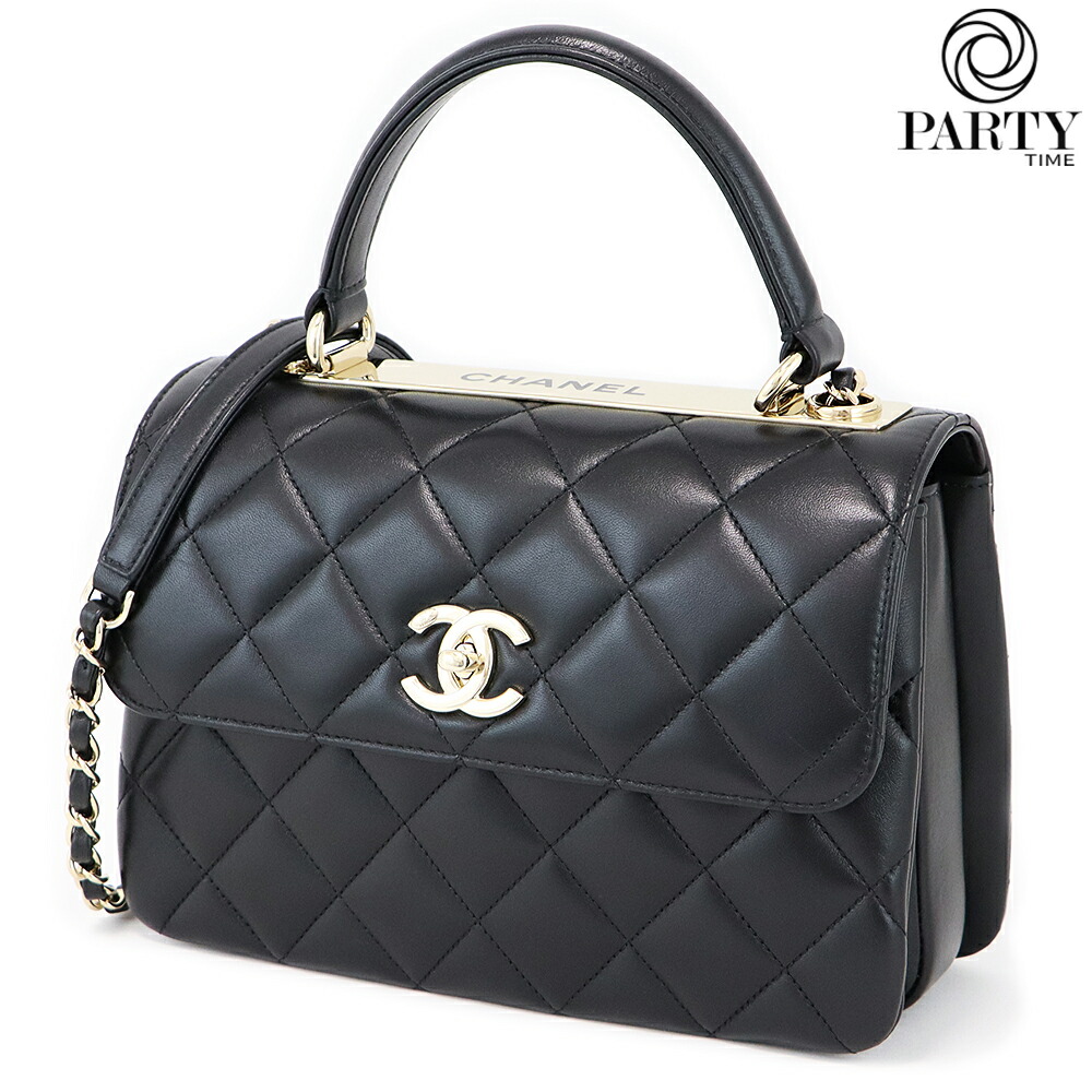 楽天市場】CHANEL (シャネル) トップハンドル フラップ バッグ