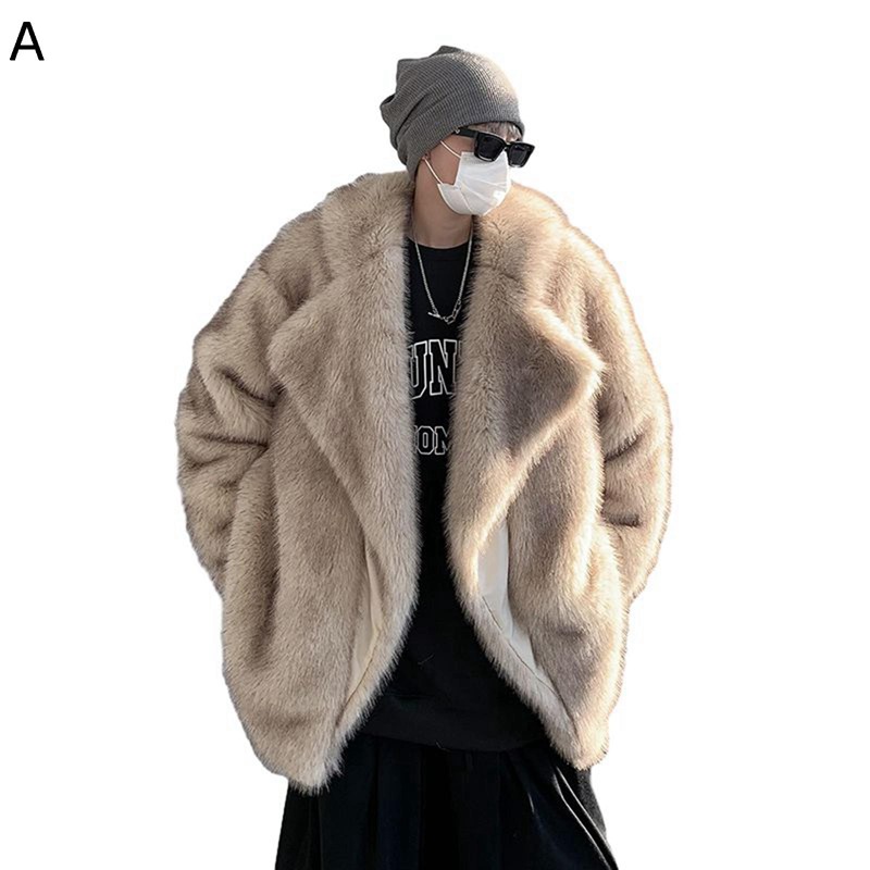 楽天市場】ファージャケット メンズ ファーコート ファー フェイク