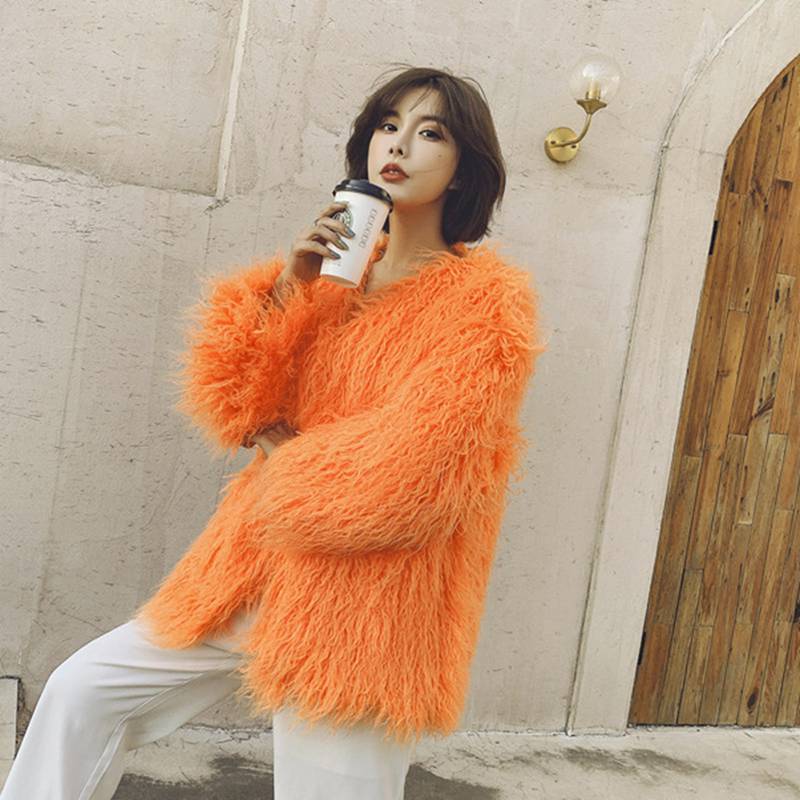 楽天市場】冬服 ジャケット レディース ファーコート 秋冬着 vネック