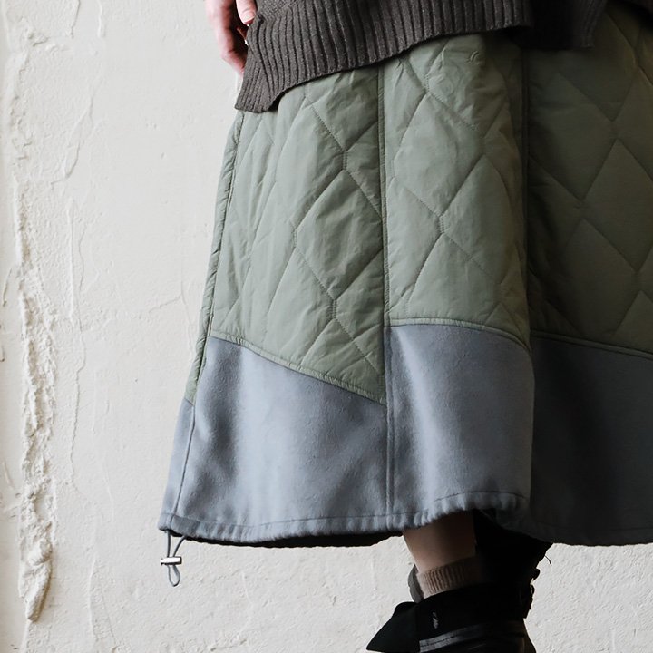 楽天市場】Antgauge アントゲージ スカート 暖かい 中綿 キルティング