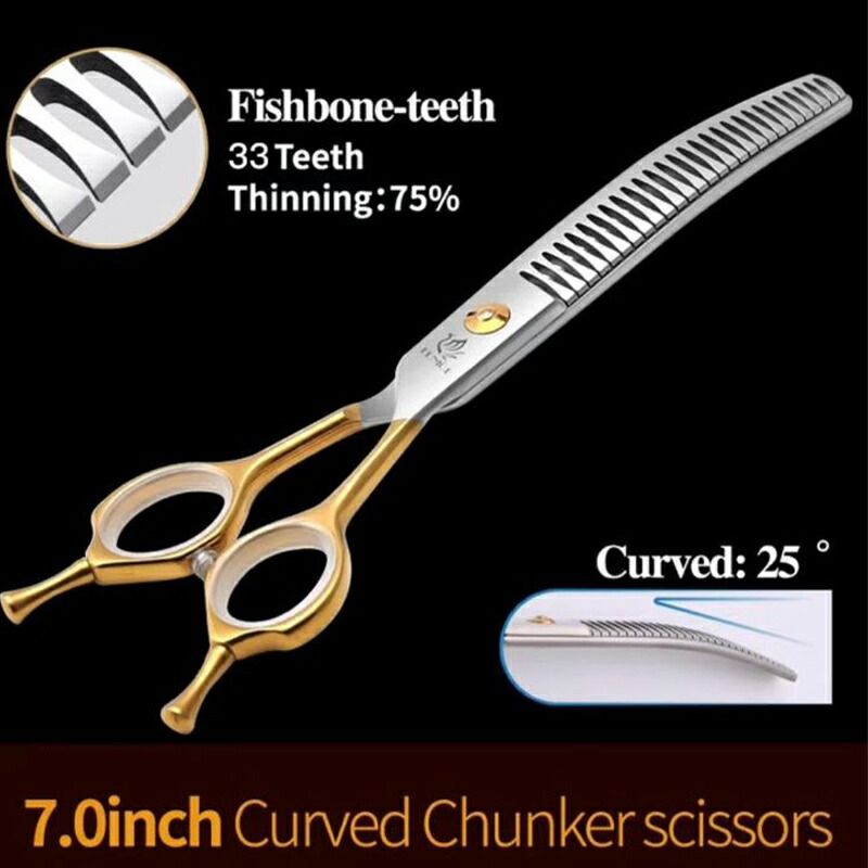 スパッと爽快に切れる理美容師サロン用シザーカットバサミ✄トリマー