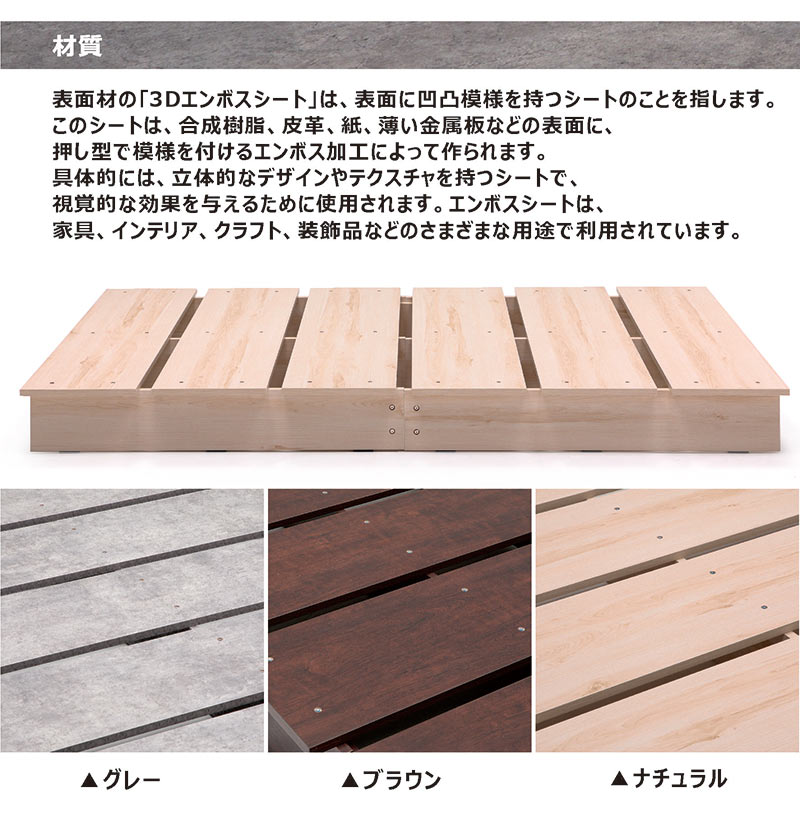 楽天市場】クイーンベッド フレーム ヘッドレス クイーン クィーン