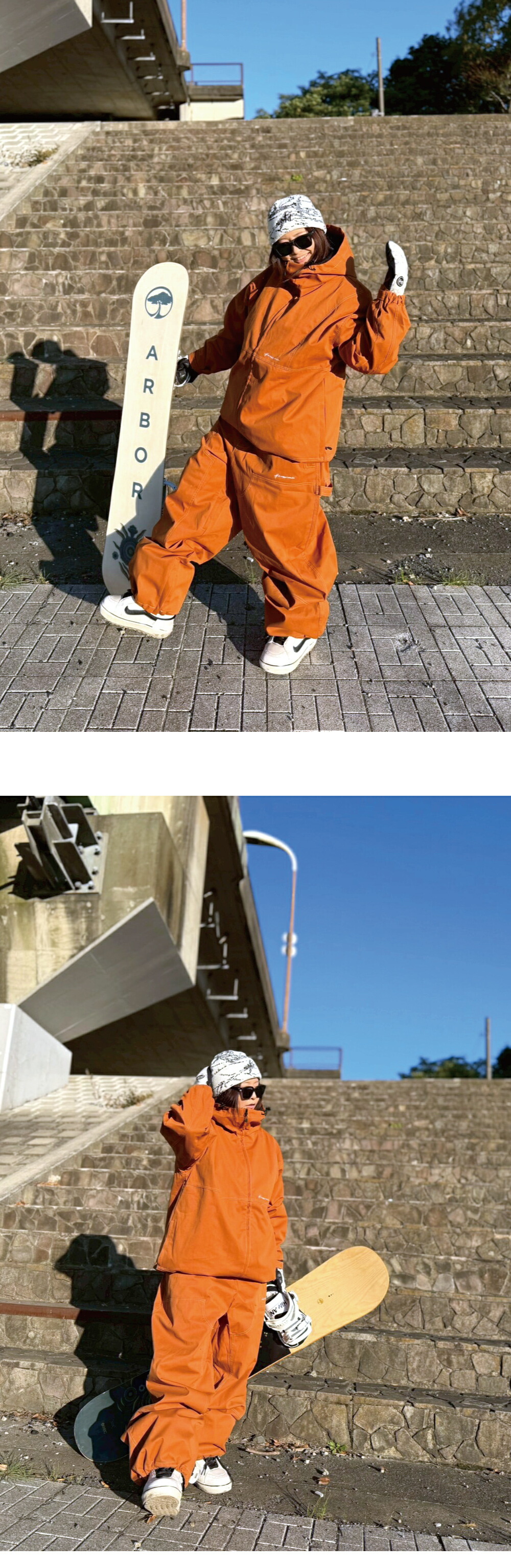 楽天市場】スノーボードウェア レディース 上下セット スキーウェア