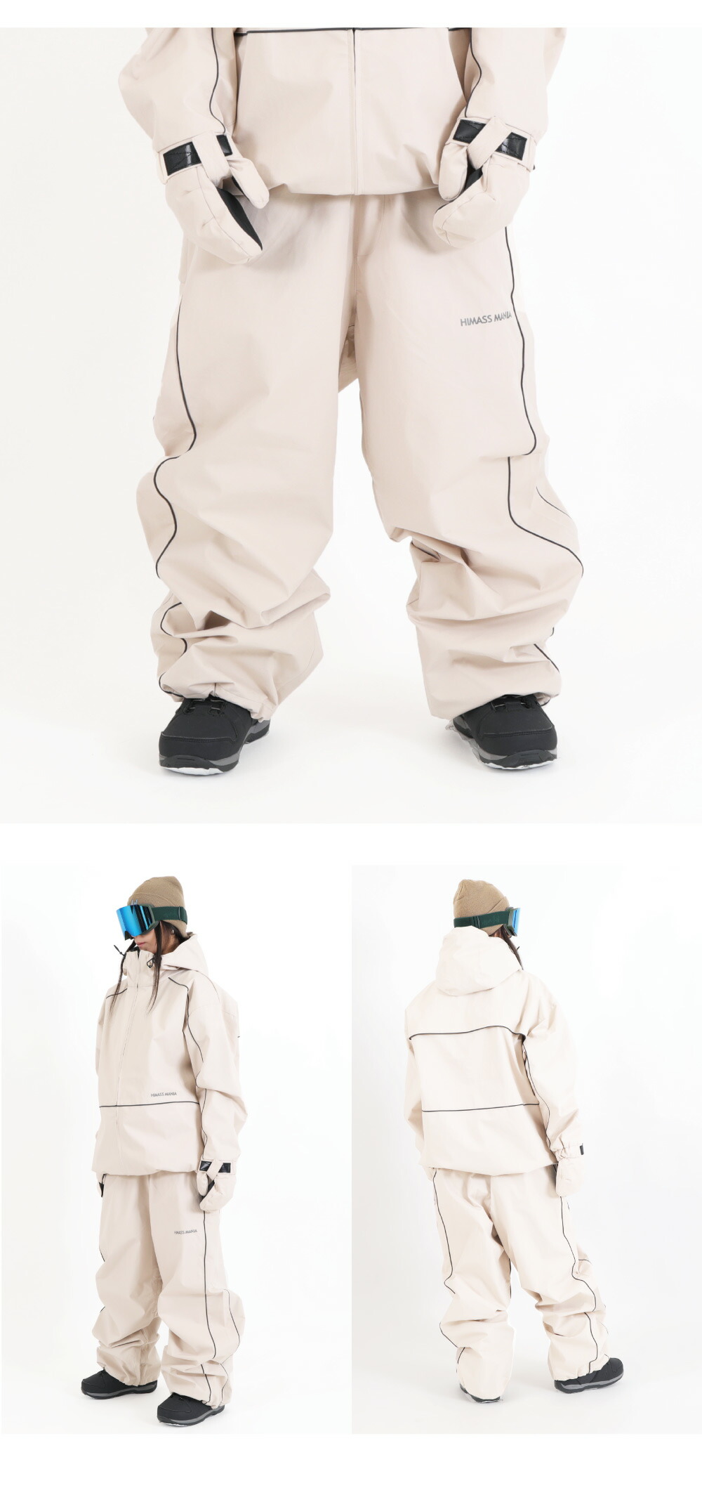 楽天市場】スノーボードウェア メンズ レディース オーバーサイズ