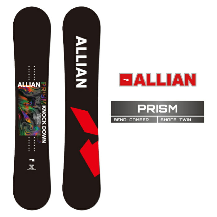 楽天市場】2024-25 ALLIAN PRISM アライアン プリズム スノーボード 板