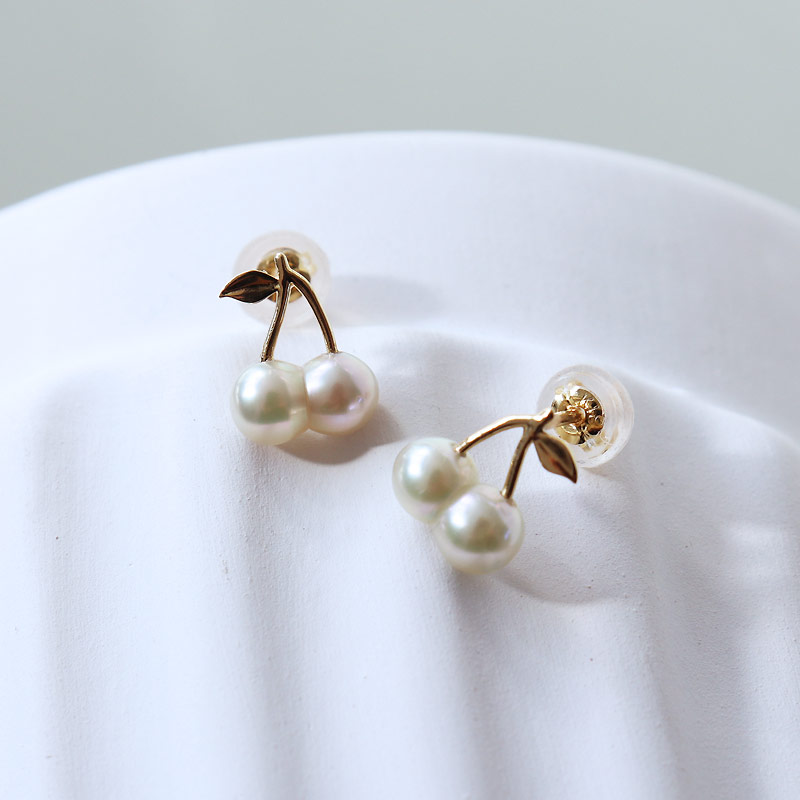 専用ページ＊18金akoya真珠ピアス 無調色 2ペア 18金Akoya真珠ピアス