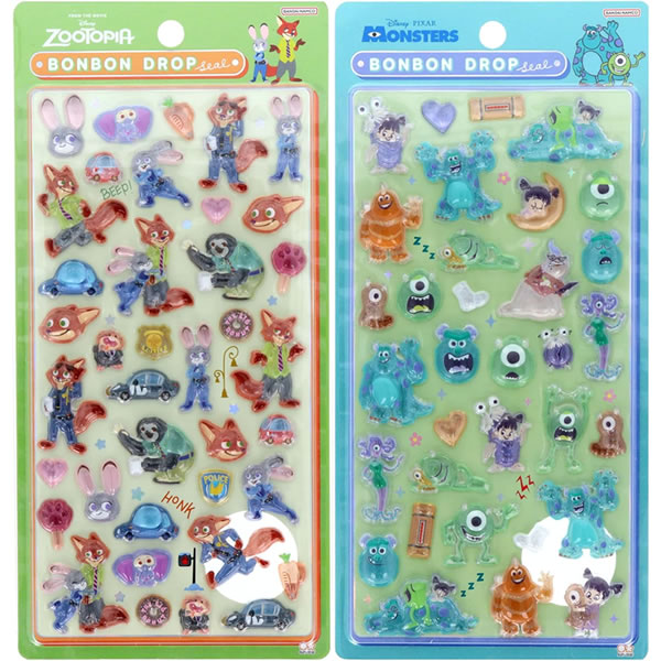 楽天市場】ディズニー キャラクター ボンボンドロップシール サン