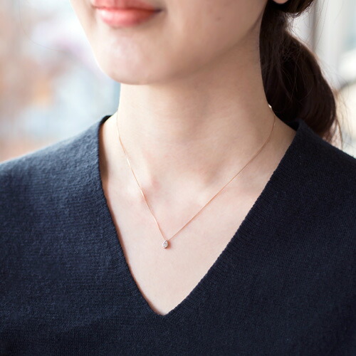 楽天市場】ネックレス K10ピンクゴールド・K10ホワイトゴールド