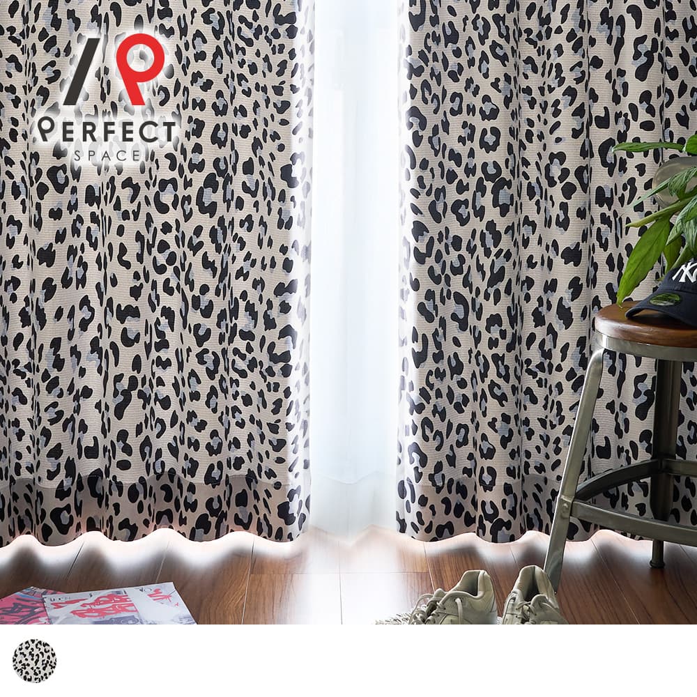 楽天市場】キティちゃん ヒョウ柄（カーテン・ブラインド｜インテリア