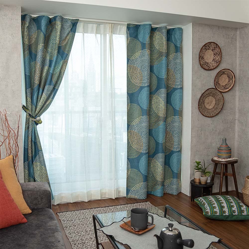 楽天市場】アフリカンインテリア カーテン 1級遮光 遮光カーテン 99.99