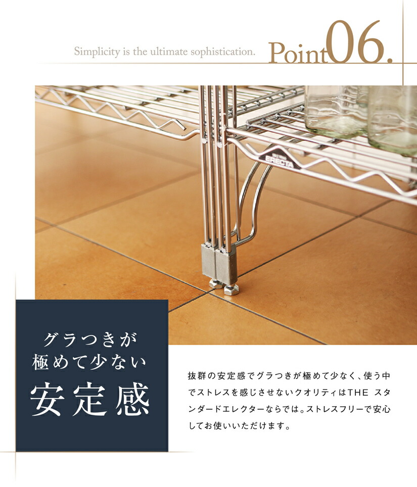 楽天市場】スタンダードエレクター Mシリーズ ERECTA シェルフ