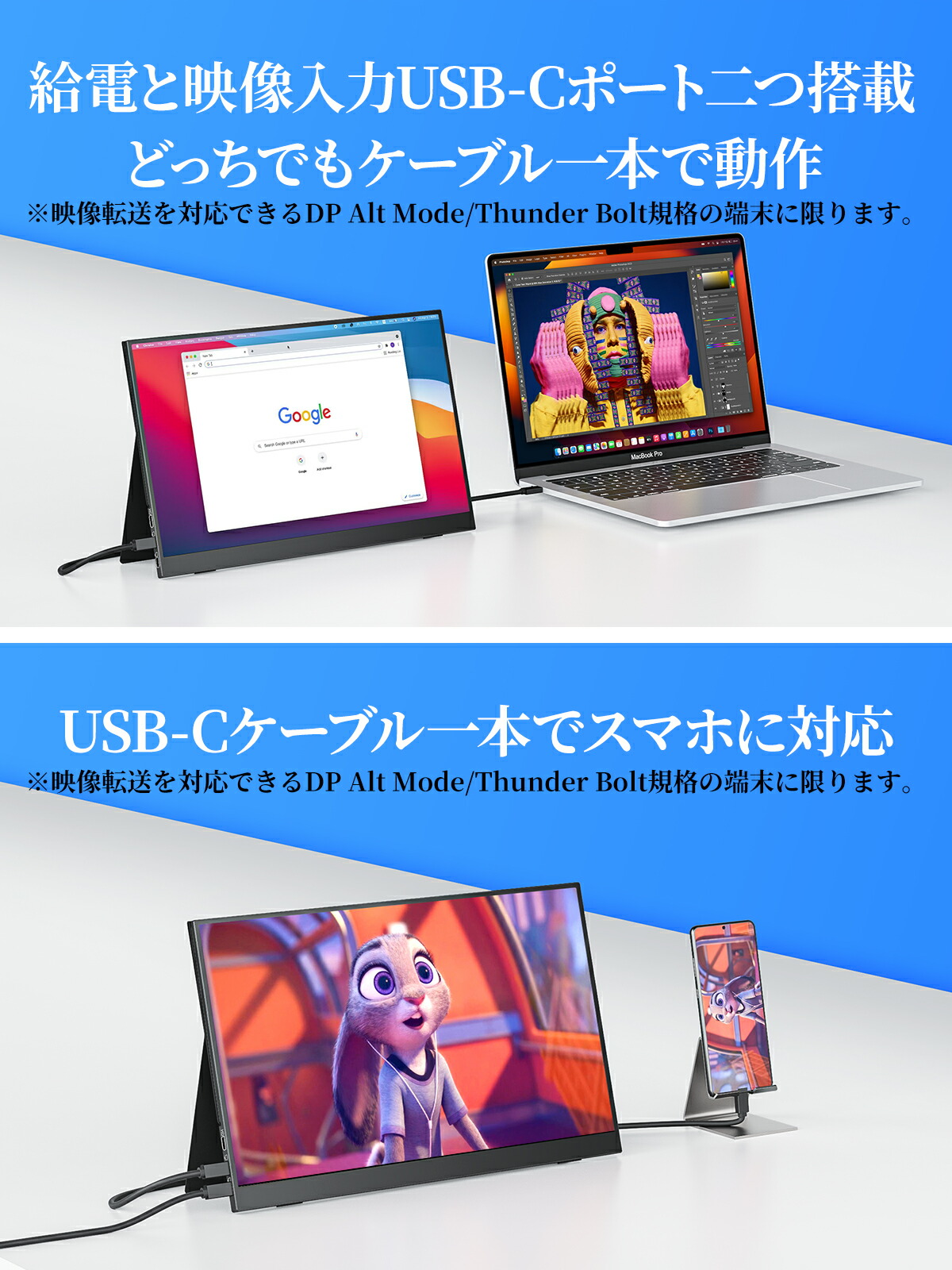 楽天市場】楽天1位！モバイルモニター 15.6インチ cocopar 5mm薄型