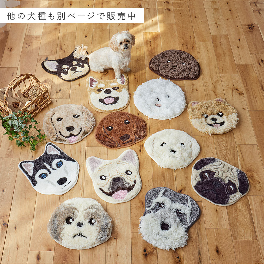 楽天市場】玄関マット 玄関ラグ ラグ 犬 雑貨 グッズ インテリア 動物