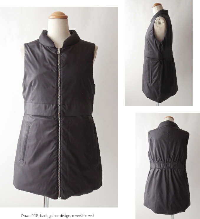 楽天市場】リバーシブルダウンベスト ミセス ファッション 50 代 40代