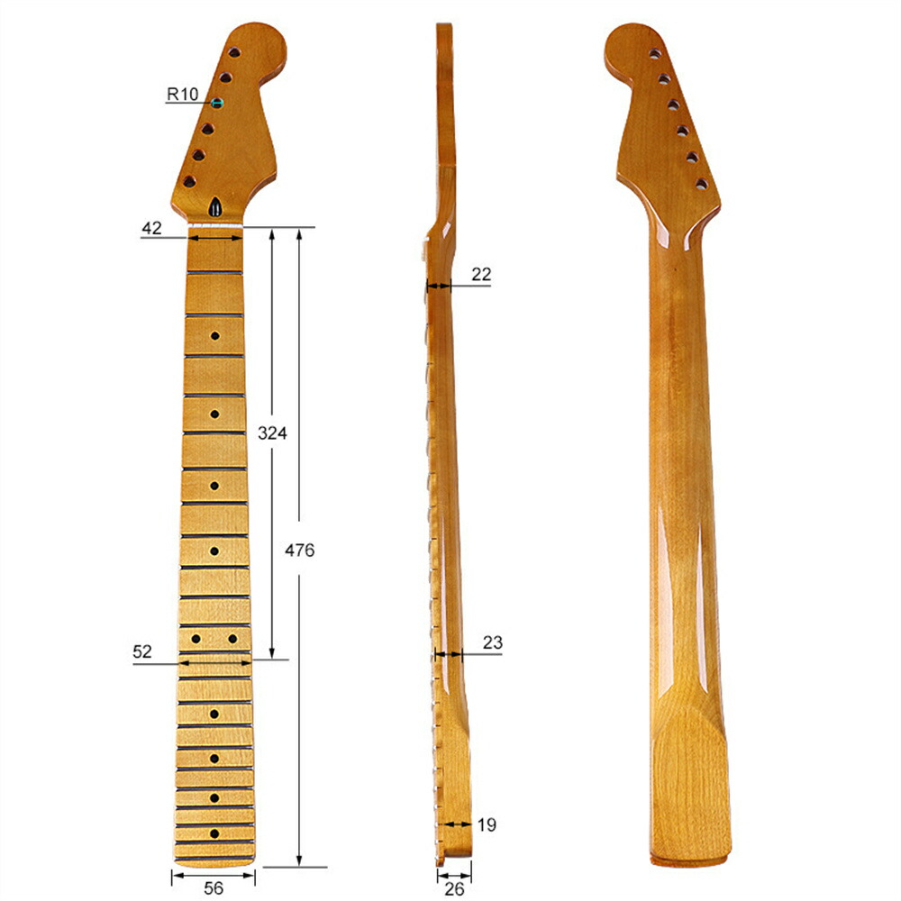 楽天市場】ギターネック STタイプ用交換ネック ストラトネック 22